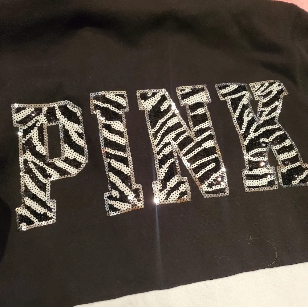 VS PINK sequin zip up - Picture 9 of 14